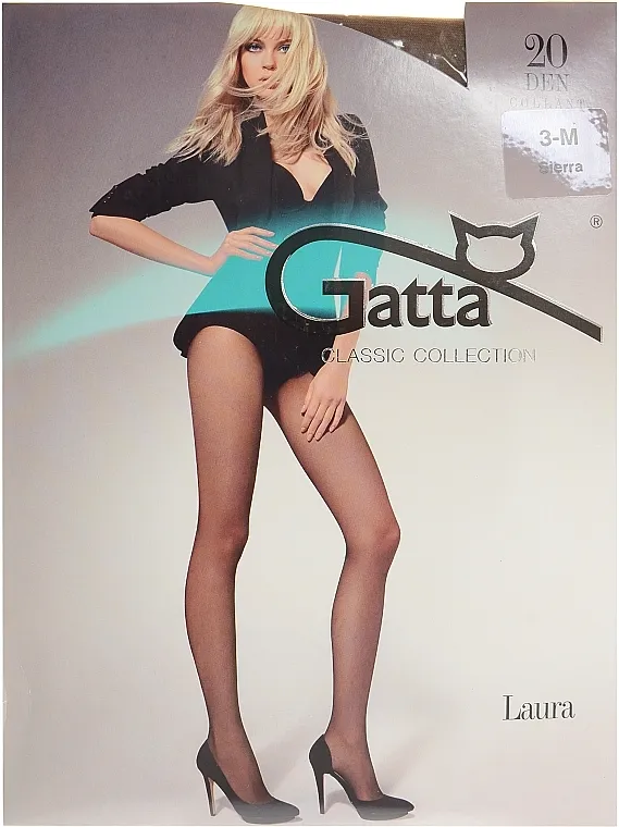 Gatta Najlon čarape 'Laura' 20 Den, sierra