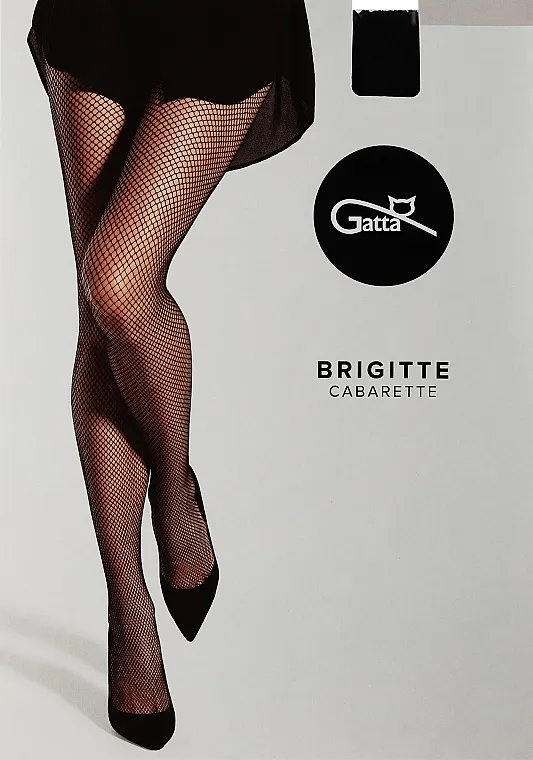 Gatta Najlon čarape Brigitte 01 10 Den, crne