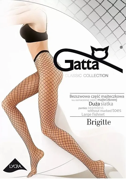 Gatta Najlon čarape Brigitte Wz.05 20 Den, nero
