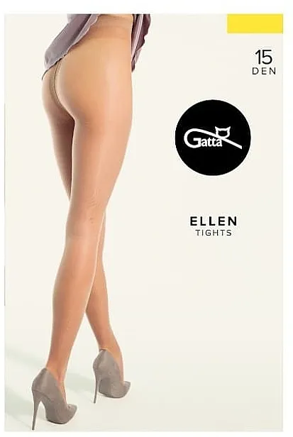 Gatta Najlon čarape Ellen,15 Den, Zlatna