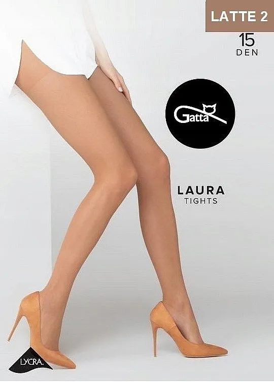 Gatta Najlon čarape Laura 15 Den, latte 2