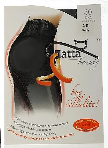 Gatta Najlon čarape protiv celulita 50 den, grafit