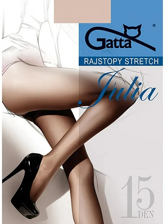 Gatta Najlon čarape "Julia Stretch" 15 Den, antilopa