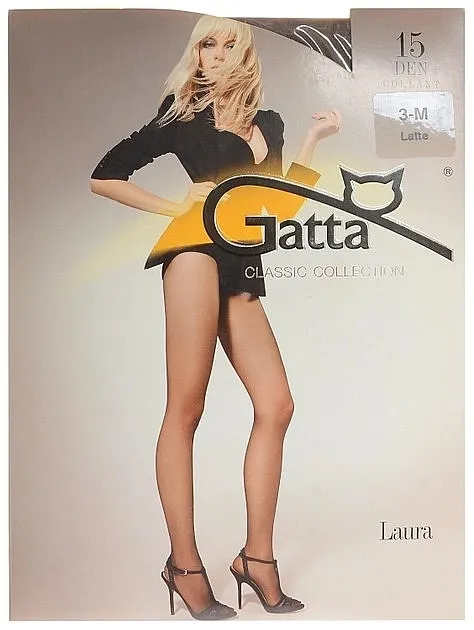 Gatta Najlon čarape "Laura" 15 Den, latte
