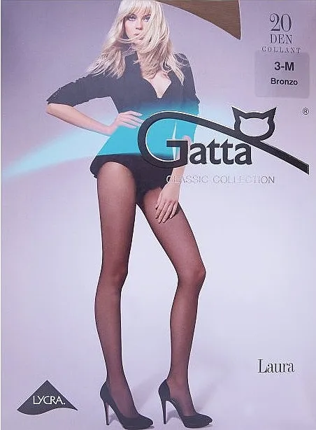 Gatta Najlon čarape "Laura" 20 Den, bronzo
