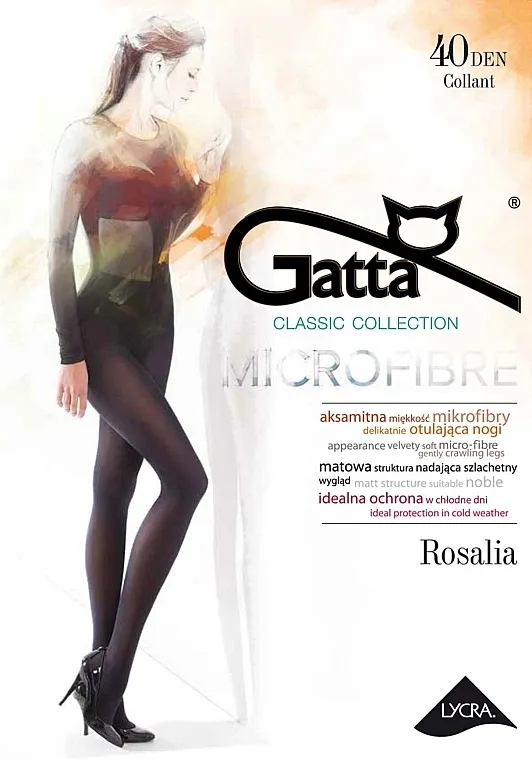 Gatta Najlon čarape Rosalia 40 Den, krem