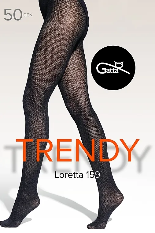 Gatta Najlonke 'Loretta W.159' 50 Den, crne
