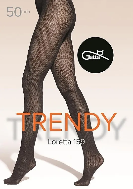 Gatta Najlonke Loretta 159, 50 Den, nero