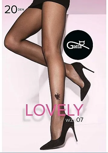 Gatta Najlonke Lovely 07 20 Den, crne