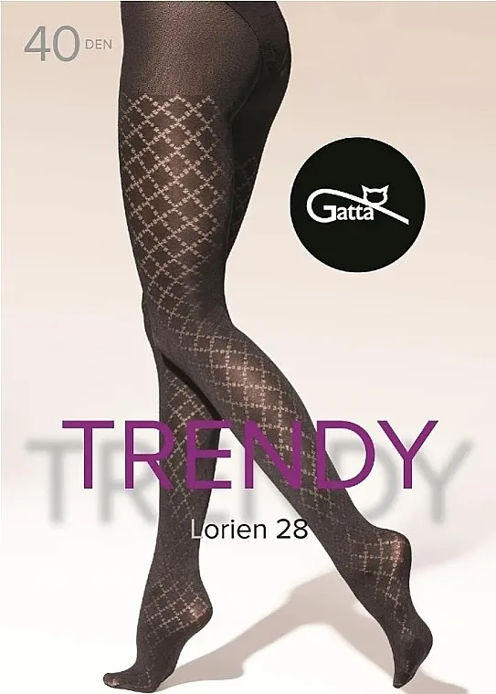 Gatta Rajstopy "Lorien 28", 40 Den, nero