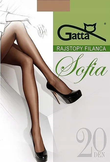 Gatta Sofia čarape, 20 Den, bež