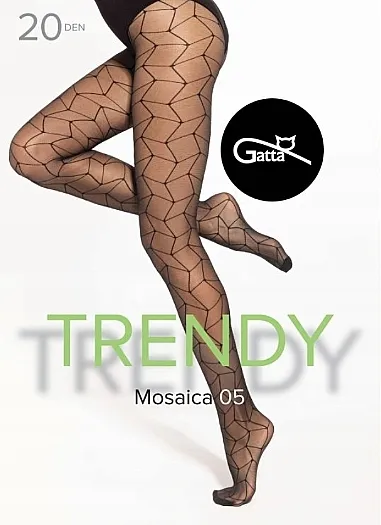 Gatta Trendy Mozaika 05, 20 Den, nero