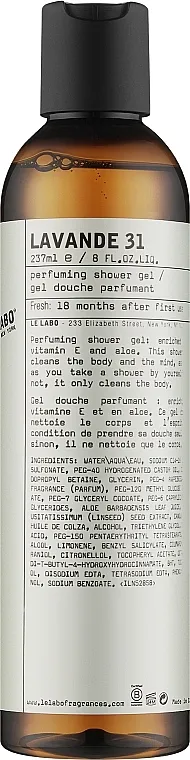 Gel za tuširanje Le Labo Lavande 31