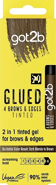 Gelovi tint za obrve Got2b Glued 4 Brows &amp; Edges Tinted