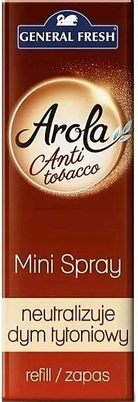 General Fresh Arola Anti Tobacco Mini Spray Refill Mini sprej osveživač vazduha Antitabak (zamena)