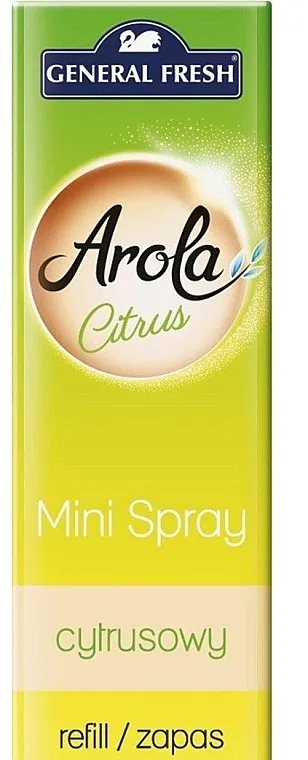 General Fresh Arola Citrus Mini Spray Refill Refil za mini osveživač vazduha "Citrusni"