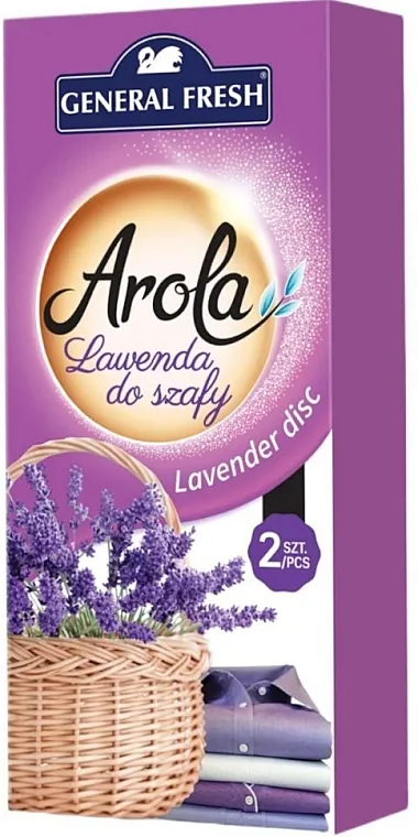 General Fresh Arola Lavender Disc Osveživač za orman Lavanda, diskovi, 2 kom.