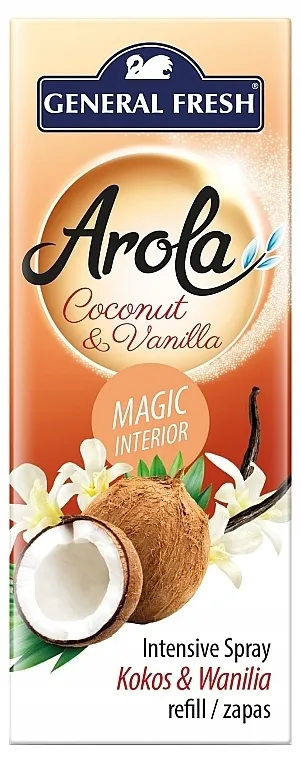 General Fresh Arola Magic Interior Coconut And Vanilla Refill Punjenje za osveživač vazduha "Kokos i Vanilija"