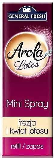 General Fresh Arola Mini Spray Refill Mini osveživač vazduha sprej Lotus