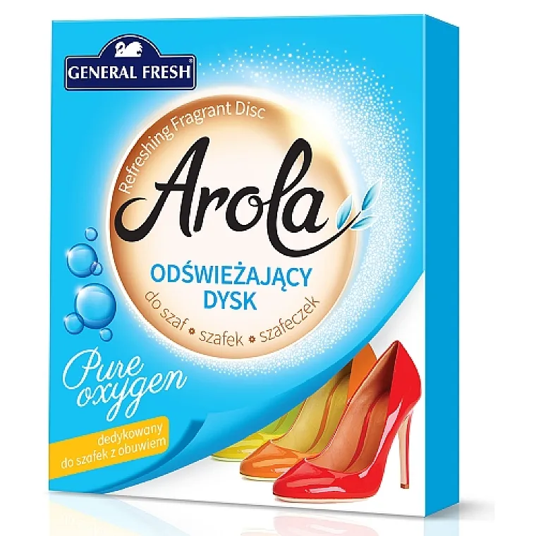 General Fresh Arola Refreshing Fragrant Disc Osvežavajući disk za ormare Pure Oxygen