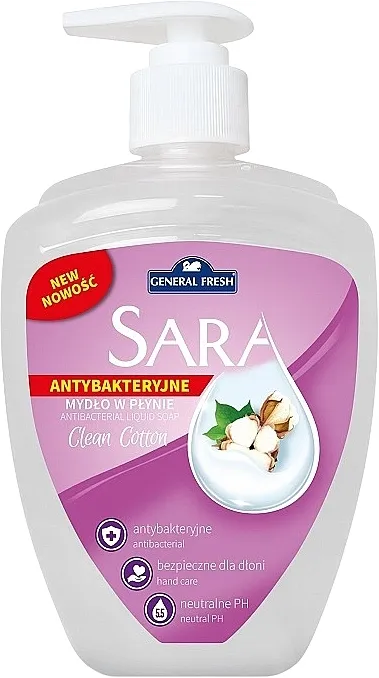 General Fresh Sara Clean Cotton Liquid Soap Tečni sapun