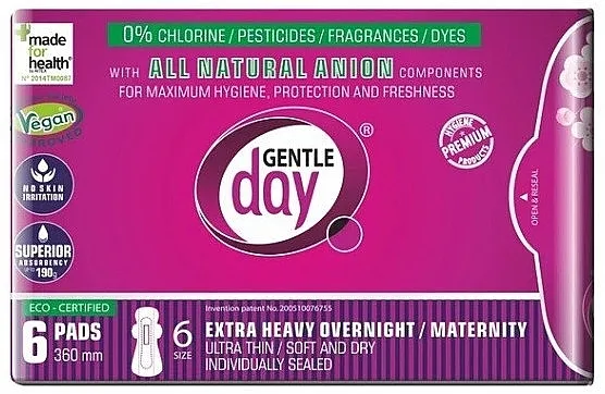 Gentle Day Postpartalni ulošci, 6 kom