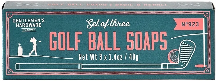 Gentlemen's Hardware Golf Ball Soaps Sapun "Bosiljak i neroli"