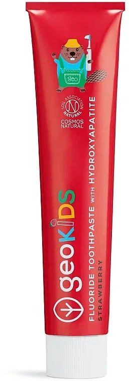 Georganics Fluoride Toothpaste With Hydroxyapatite Strawberry Dečija pasta za zube