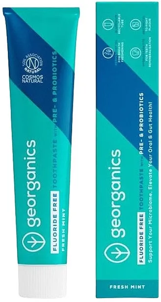Georganics Toothpaste Pasta za zube sa prebioticima i probioticima, sa ukusom sveže nane