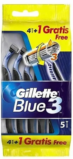 Gillette Blue 3 Komplet jednokratnih brijača, 4+1 kom