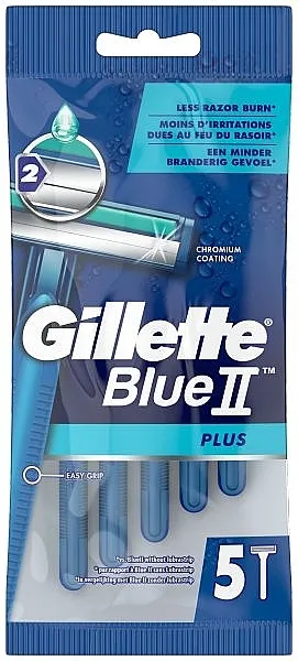 Gillette Blue II Plus Set britvica za jednokratnu upotrebu , 5 kom