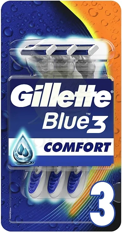 Gillette Blue3 Comfort Set jednokratnih brijača, 3 komada