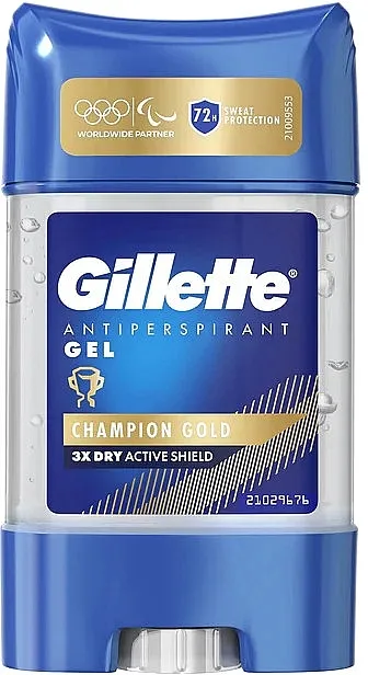 Gillette Champion Gold Antiperspirant Gel Stick