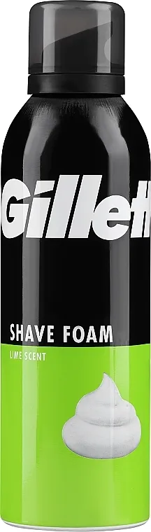 Gillette Classic Lemon Lime Shave Foam for Men Pjena za brijanje "Limun"