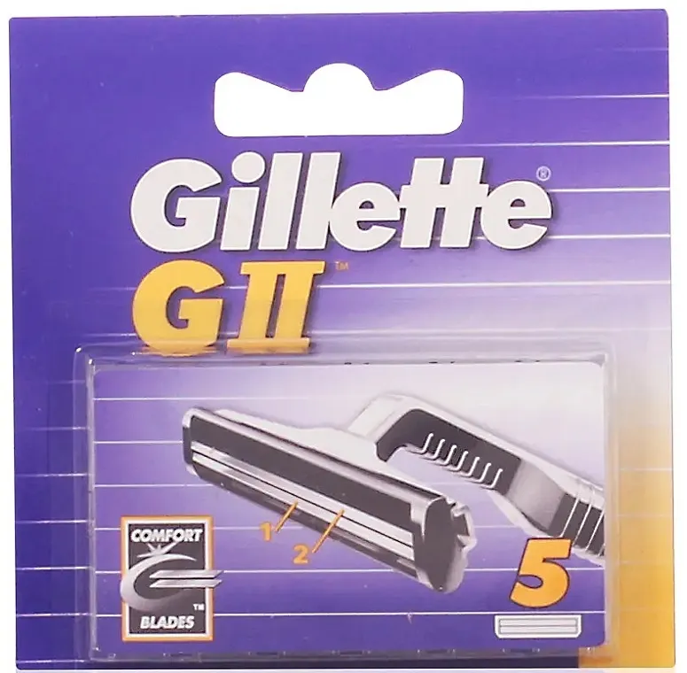 Gillette G II Žileti za brijanje, 5 kom.