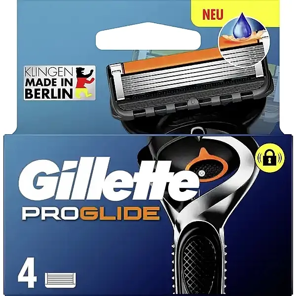 Gillette ProGlide Klingen System Rezervne patrone za brijanje, 4 kom., kartonsko pakovanje