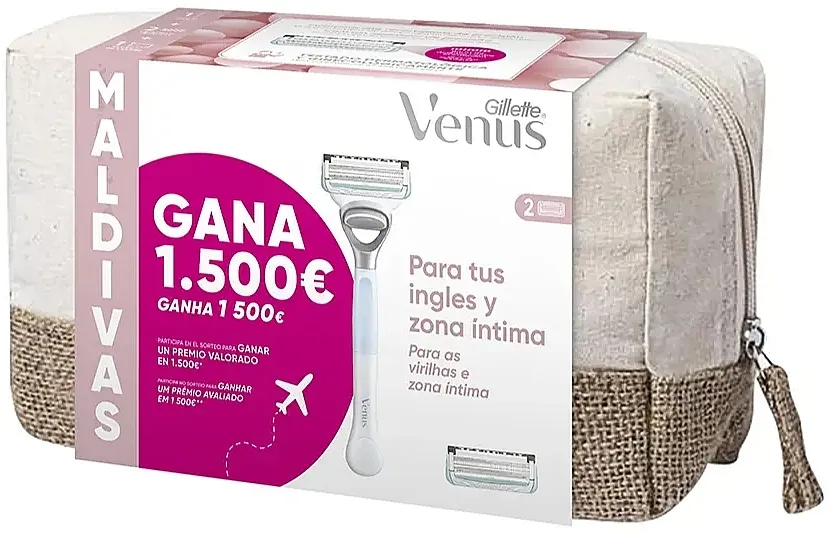 Gillette Venus Intima (razor/1pc + refil/1pc + bag/1pc) Set