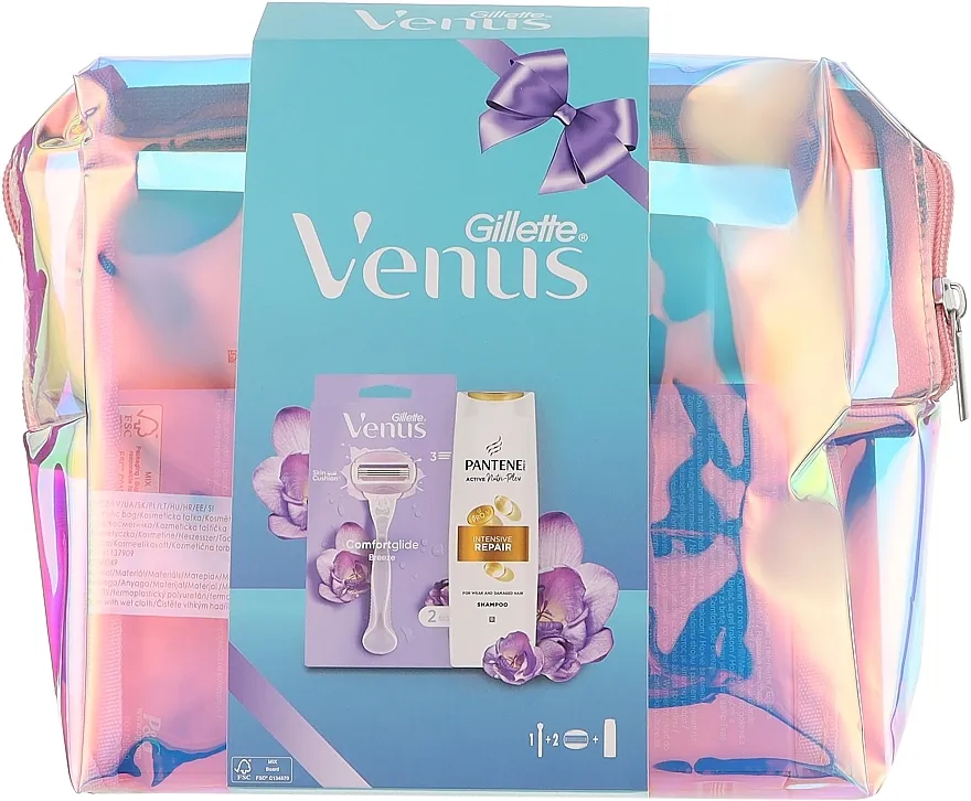 Gillette Venus (razor/1pc + blade/2pcs + shm/250ml + bag/1pc) Set