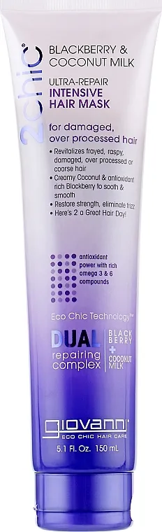 Giovanni 2 Chic Repairing Blackberry Coconut Milk Mask Revitalizirajuća maska ​​za kosu