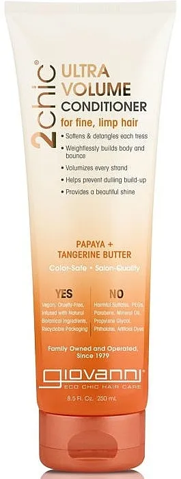 Giovanni 2 Chic Ultra-Volume Conditioner TanGerine Papaya Butter Regenerator za povećanje volumena