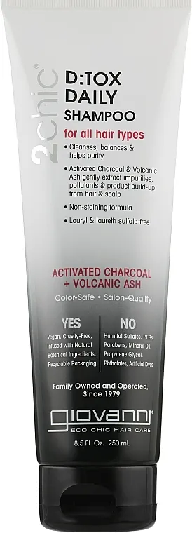 Giovanni 2Chic D:tox Daily Shampoo Šampon za kosu