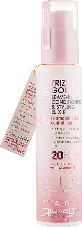 Giovanni Frizz Be Gone Conditioning &amp; Styling Elixir To Smooth Out Of Control Hair Regenerator i stilizator za kosu