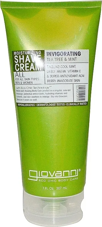 Giovanni Shave Cream Invigorating Tea Tree &amp; Mint Krema za brijanje