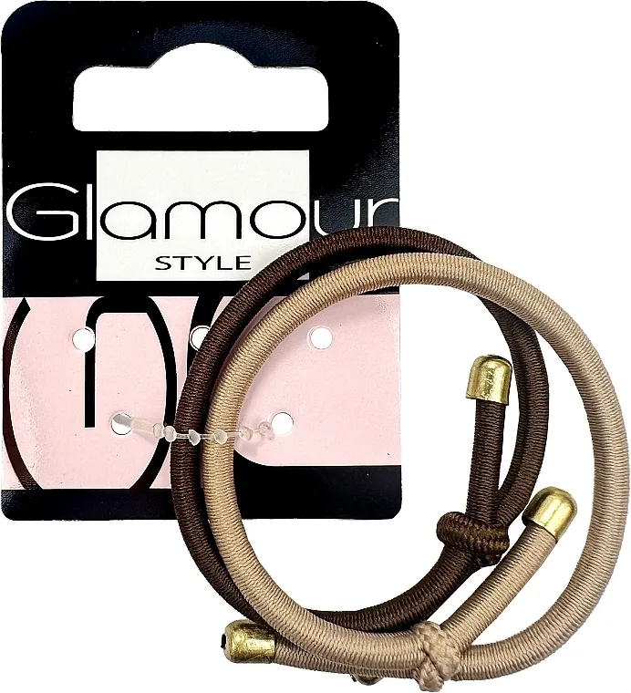Glamour Gumica za kosu sa čvorom, bež