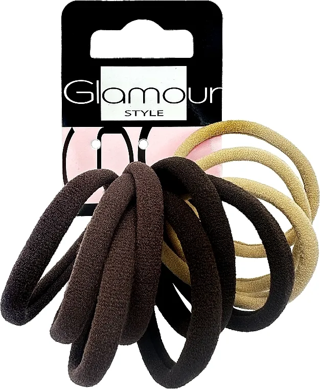 Glamour Gumice za kosu, braon nijanse