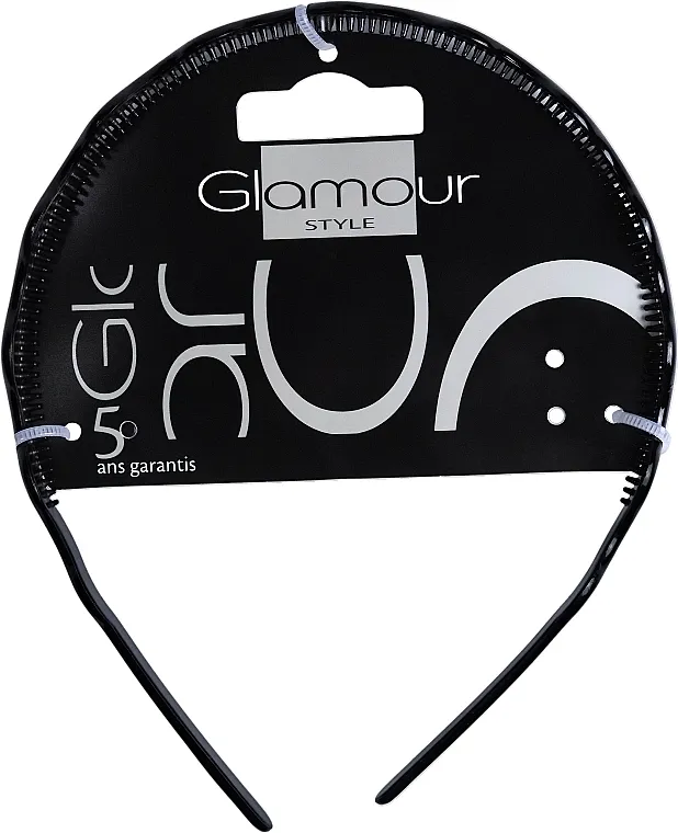 Glamour Talasan rajf za kosu, crna