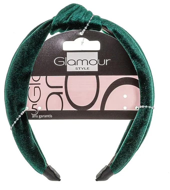 Glamour Traka za kosu od velura, 417424, zelena