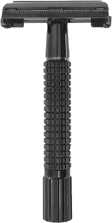 Golddachs Butterfly Safety Razor With Blade Black Shiny Aparat za brijanje sa žiletima, crna sjajna
