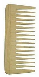 Golddachs Gumeni drveni afro češalj, 13,5 cm