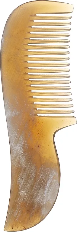 Golddachs Handcrafted Horn Beard Comb Češalj za bradu, 8 cm